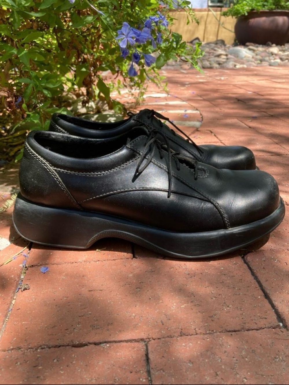 Dansko Chunky Leather Oxford Shoe